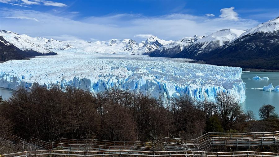 Glacier front in Patagonia