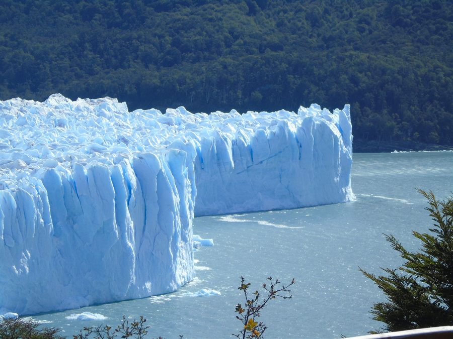 Glacier face in Patagonia