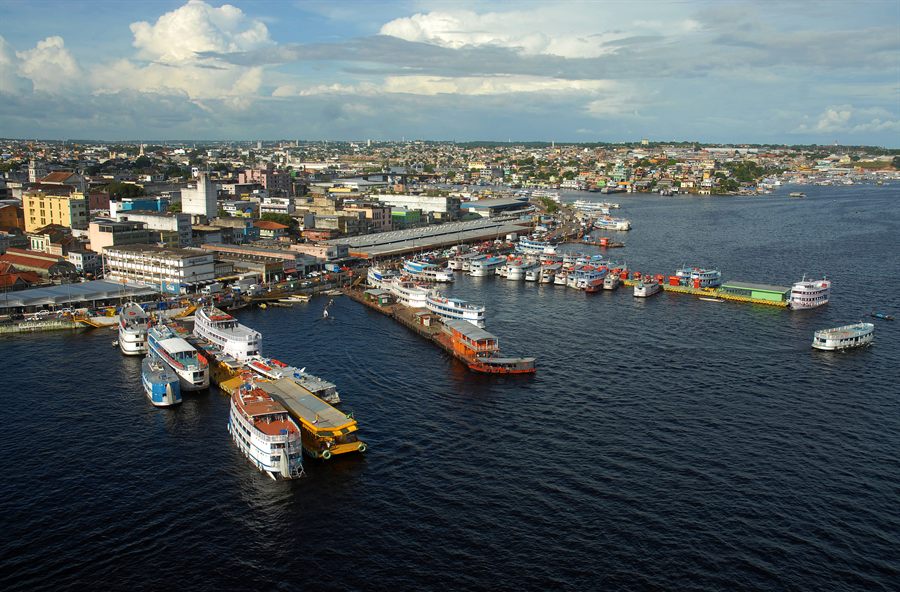 Amazon river port